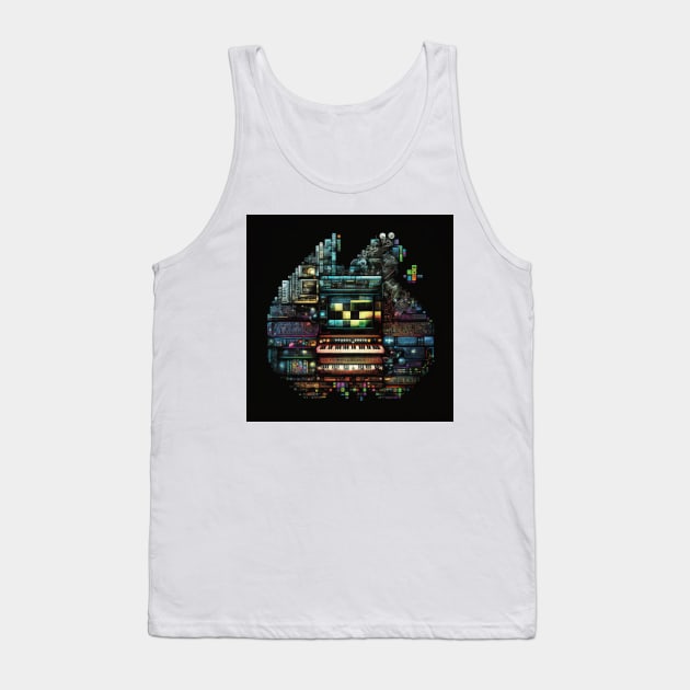 Synth Fusion Tank Top by Imagier